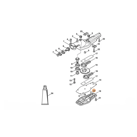 STIHL  Kołek walcowy 4m6x10 9381 651 2062